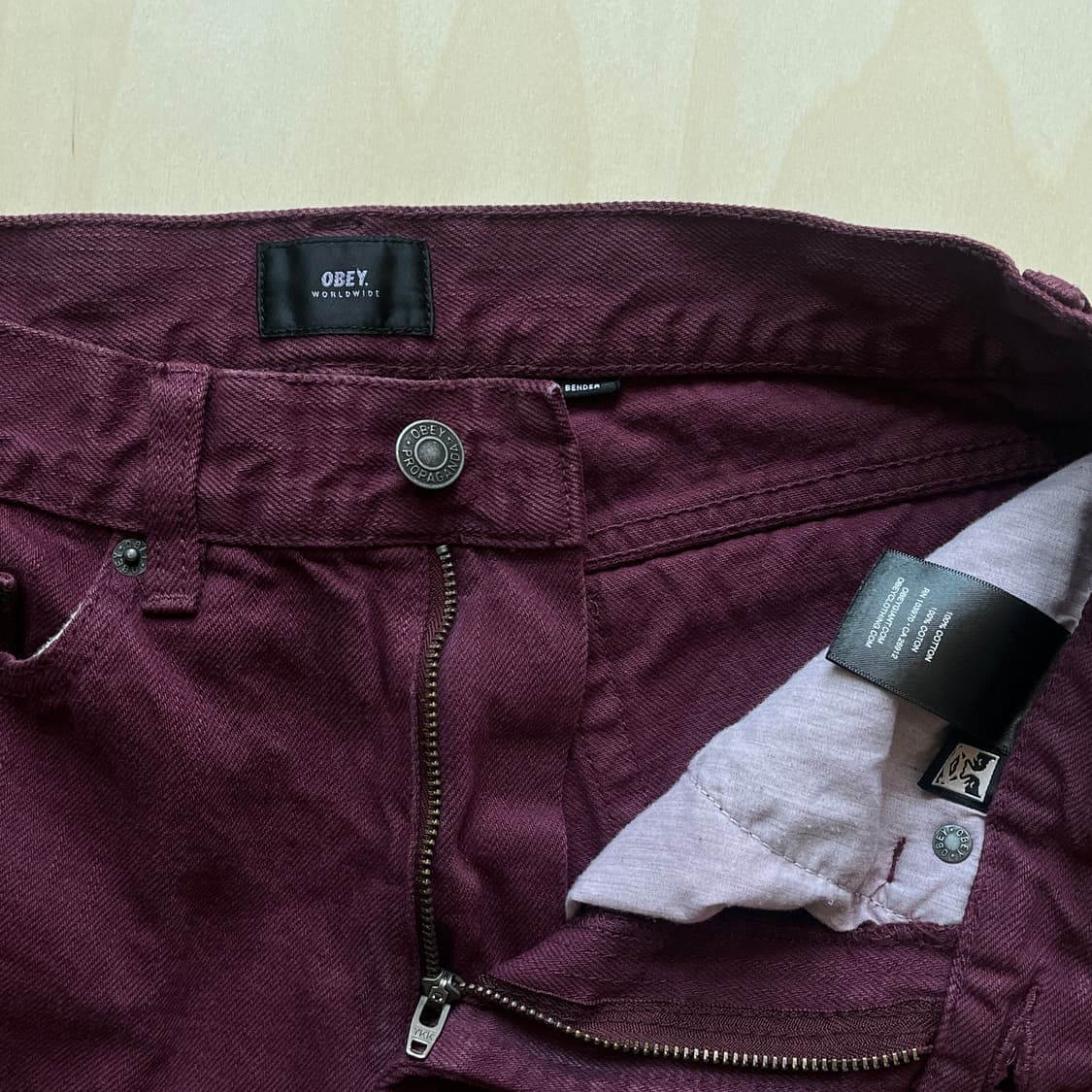 Obey Bender Denim Pants (~28) 상품이미지5