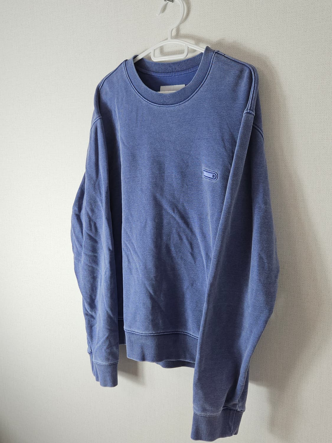 솔리드옴므 신형 가먼트다잉 워싱 맨투맨 티셔츠 테리 48 (100) 상품이미지2