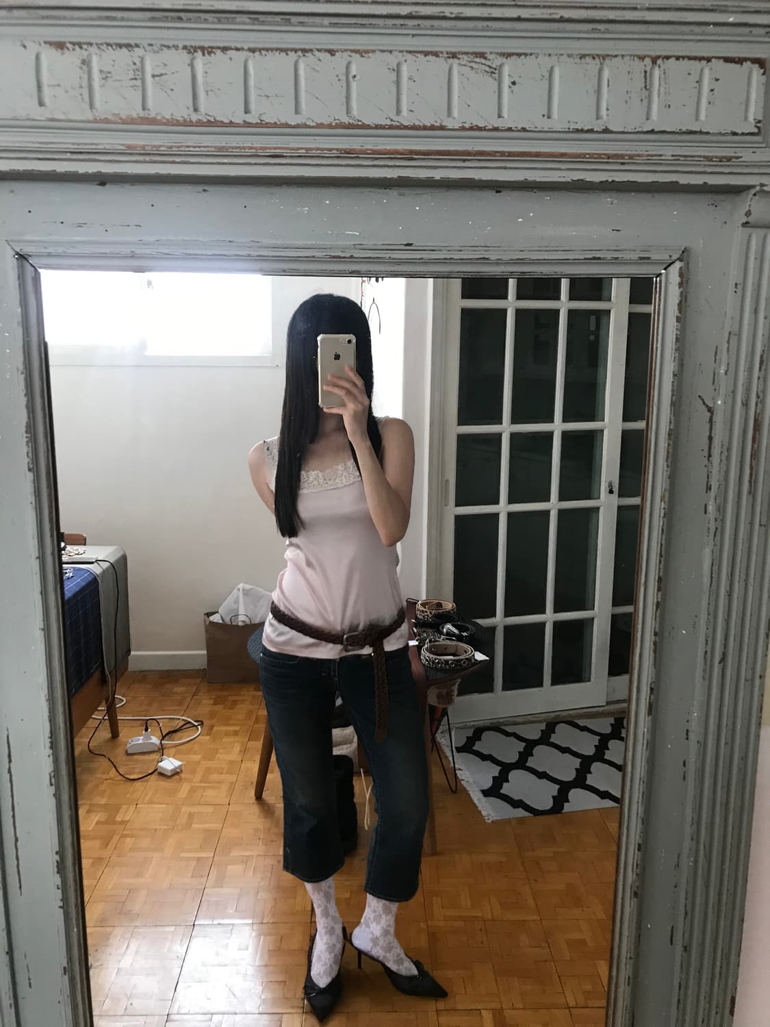 vintage denim cropped pants 상품이미지2