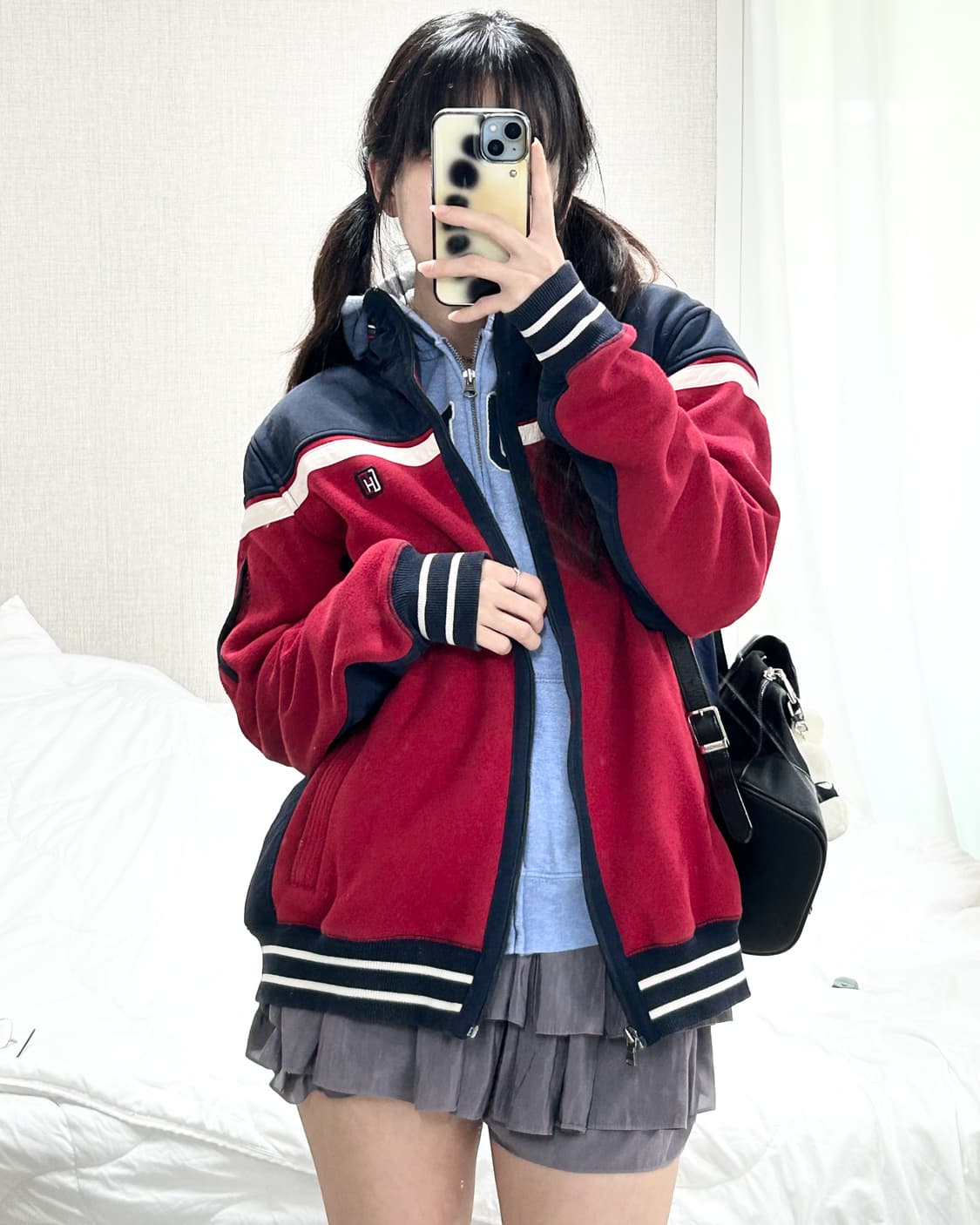 타미힐피거 배색 니트자켓 상품이미지3