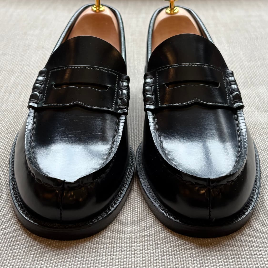 [새제품 26.5EEE] HARUTA 하루타 6550 블랙 페니 로퍼 상품이미지2