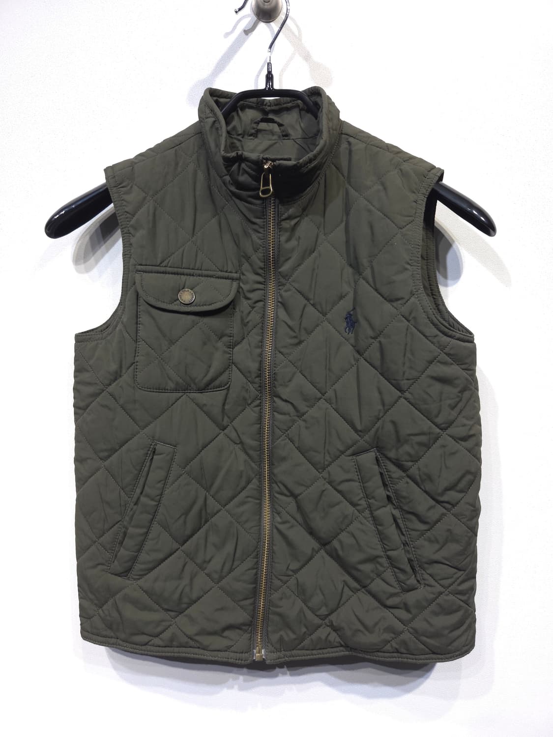 폴로랄프로렌 키즈 퀄팅 조끼 카키_7 상품이미지1