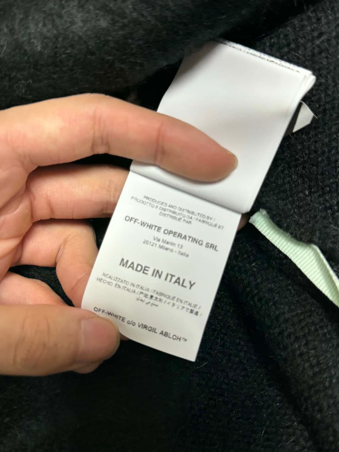 오프화이트 모헤어 니트 상품이미지3