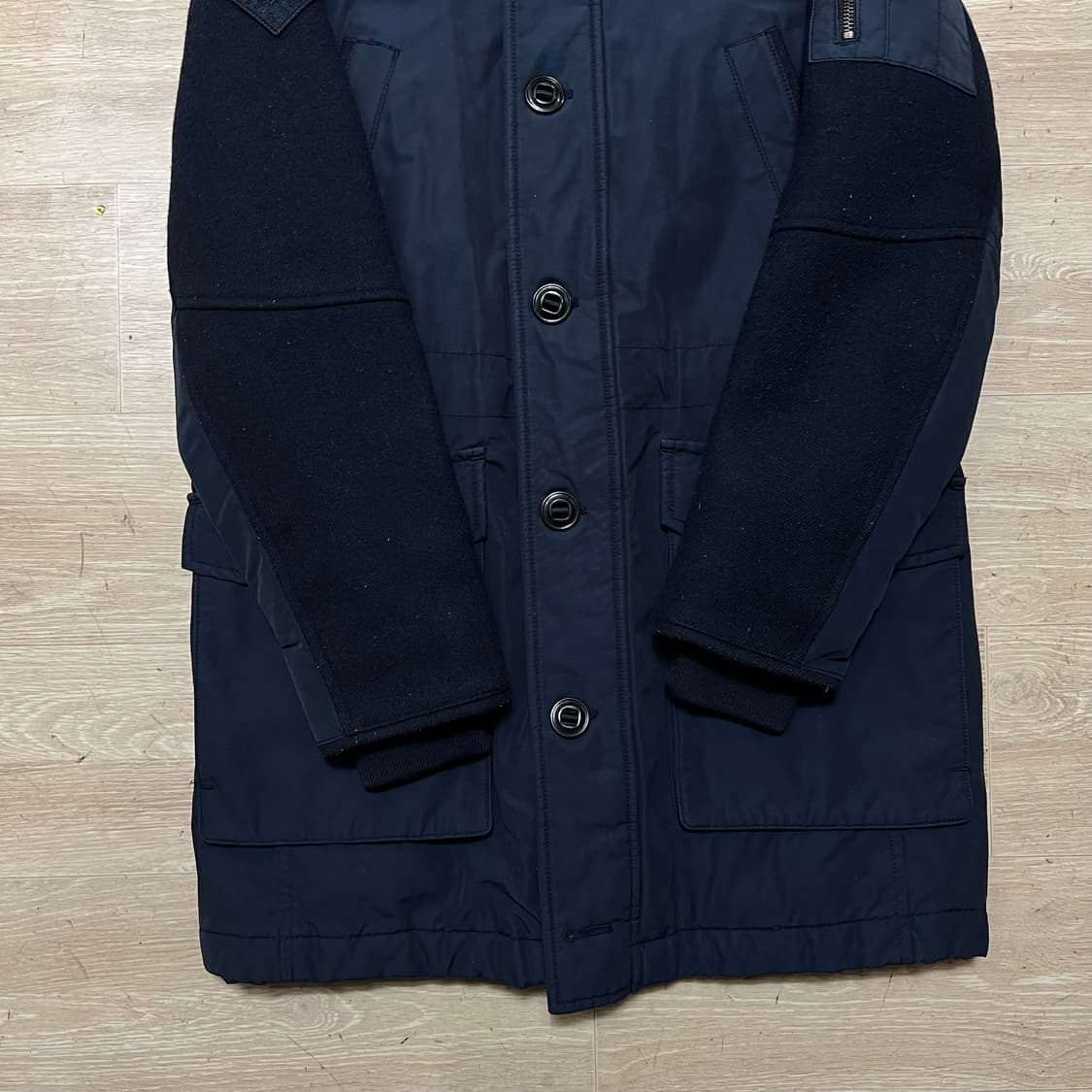 엠엘비 여성 이너플리스 뽀글이 안감 후드 야상점퍼 [네이비] XS/85 상품이미지3