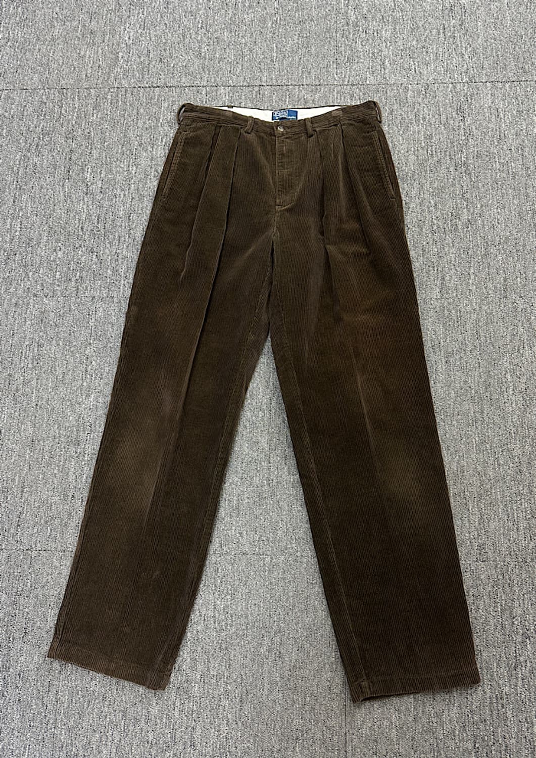 폴로 코듀로이 투턱 치노팬츠 34 상품이미지1