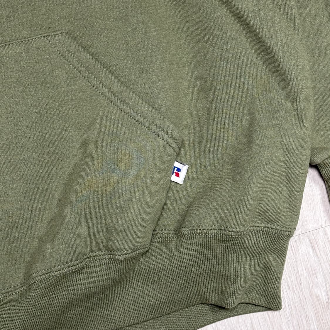 00s 러셀 후디 올리브 상품이미지2