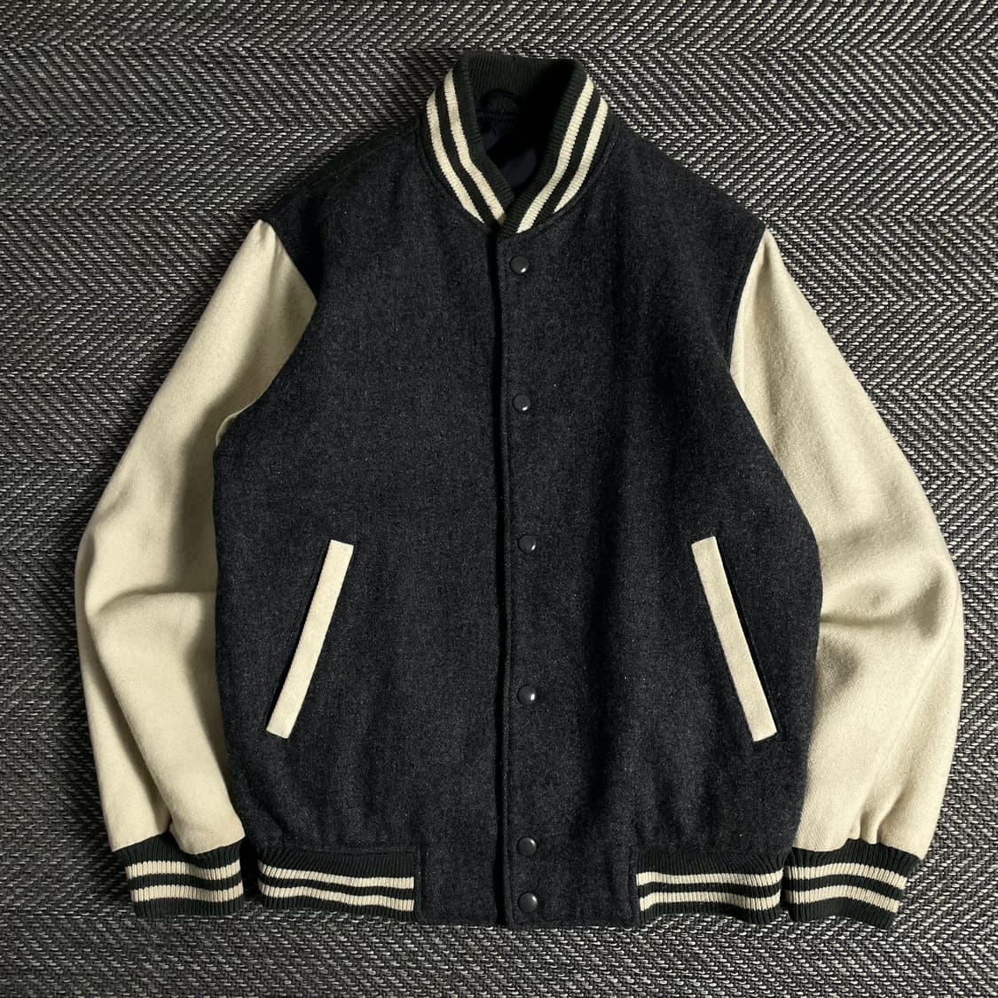 일본 오리지날 빈티지 모직 바시티 자켓y 3244 상품이미지2