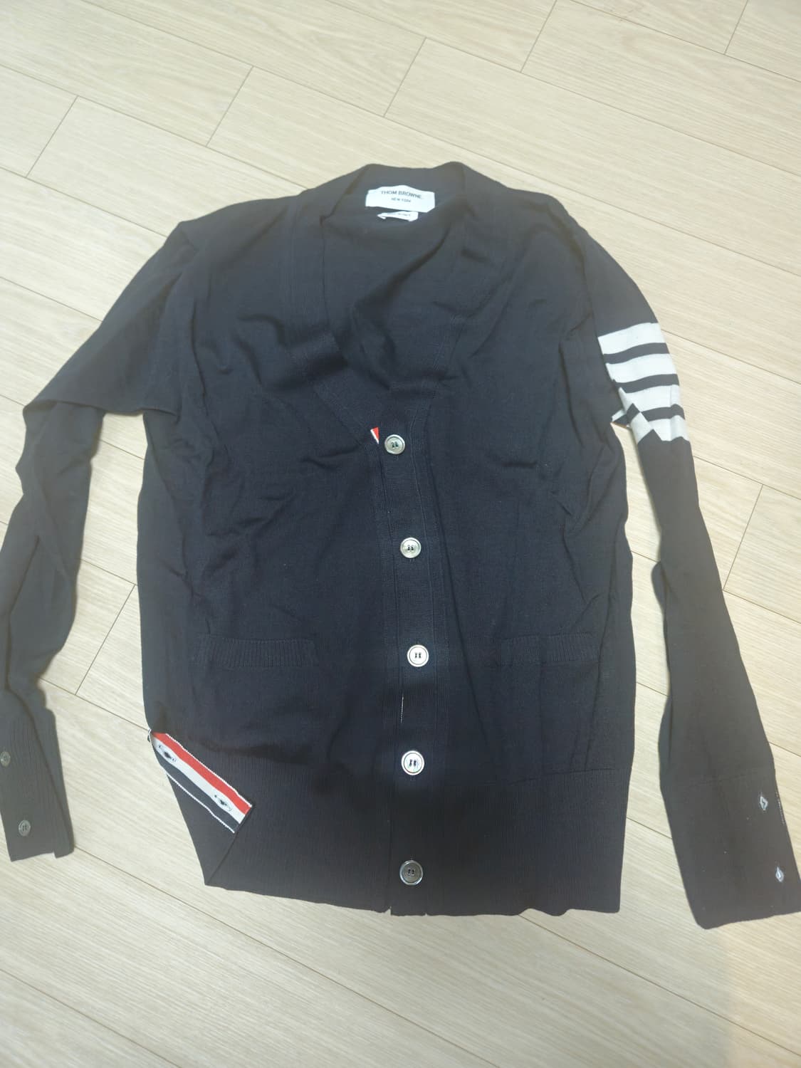 톰브라운 메리노울 가디건 네이비 사이즈 2 상품이미지1