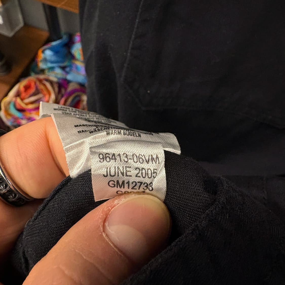 00s 할리데이비슨 스펠아웃 스트링 플랩포켓 모터바이크 셔츠  N275 상품이미지8