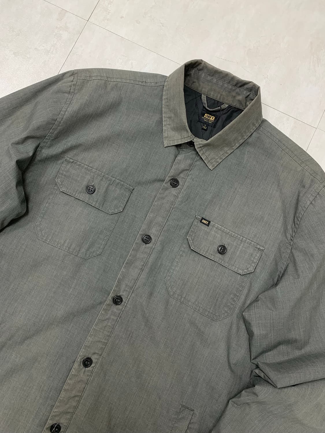Obey 누빔 셔츠 자켓 #120 상품이미지2