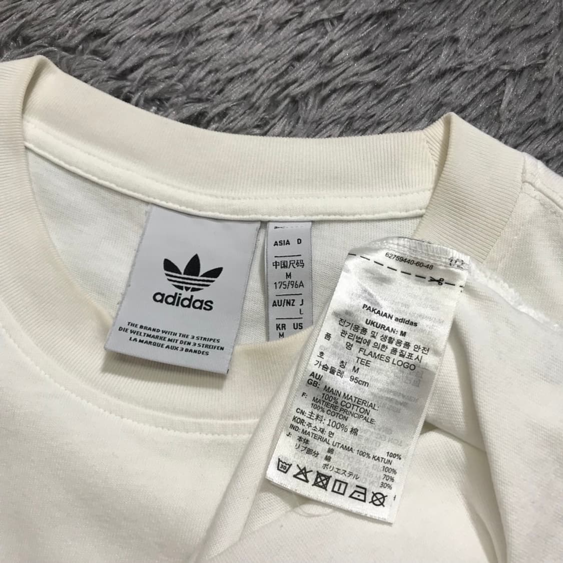 [[M] 아디다스(ADIDAS) 플레임 로고 반팔티셔츠@587 상품이미지6