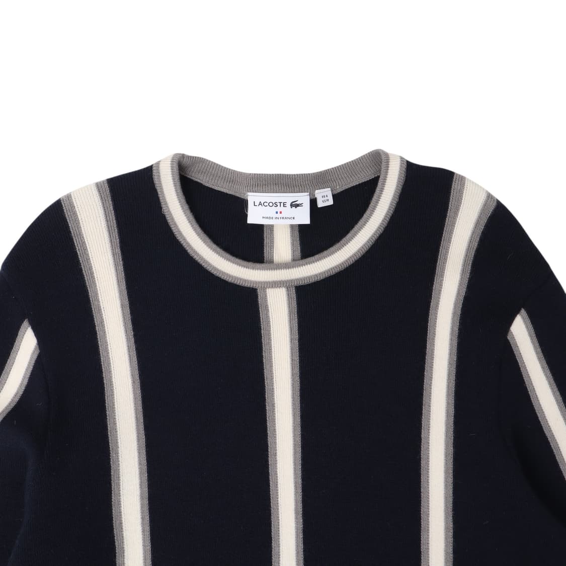 라코스테 스트라이프 울 니트 스웨터 상품이미지2