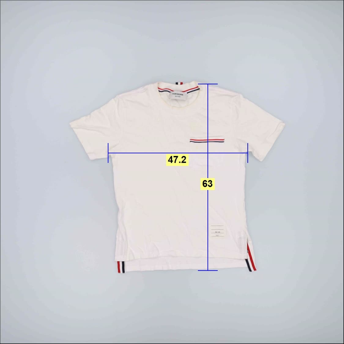 0 빈티지 완장 반팔티 0420H1 상품이미지7