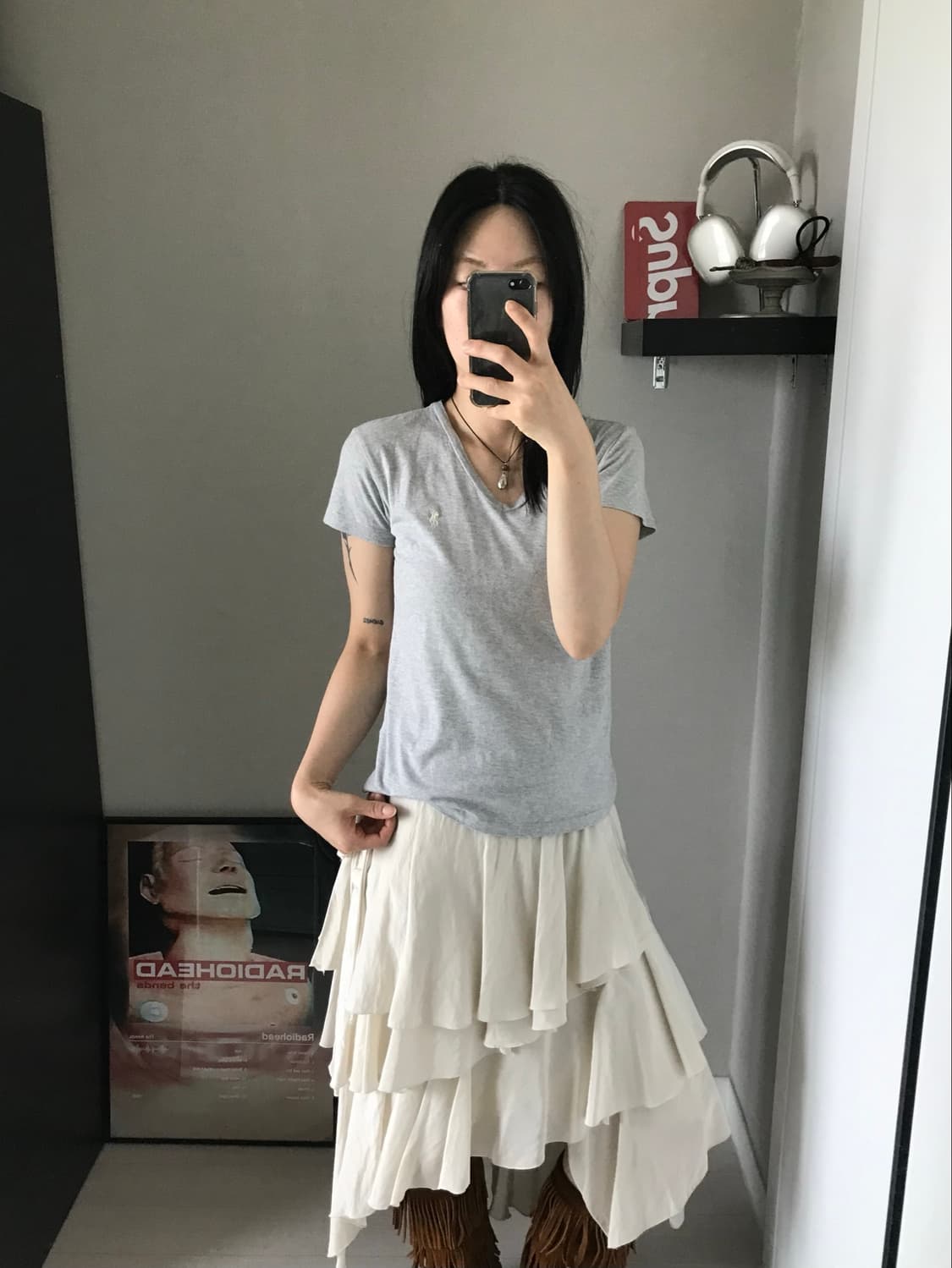 폴로 랄프로렌 포니로고 브이넥 반팔티 상품이미지2
