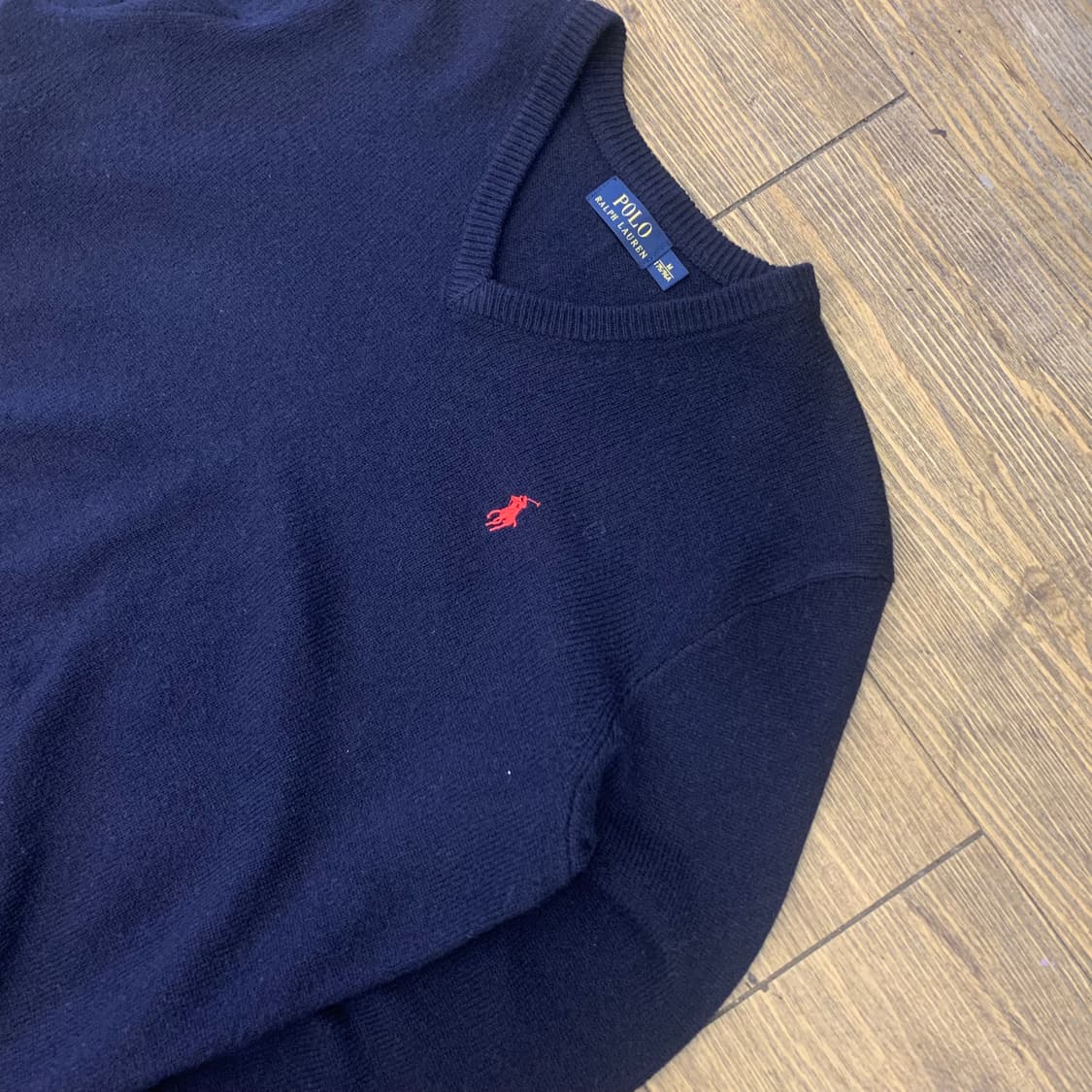 폴로 랄프로렌 네이비 니트 M 상품이미지1