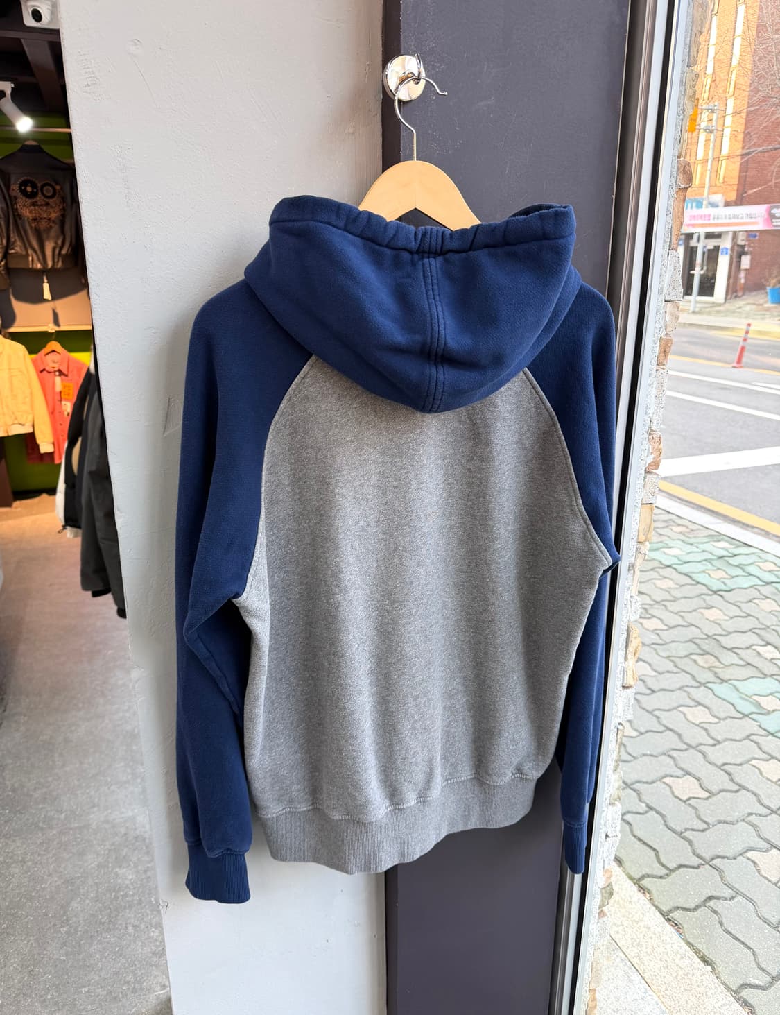 L/ 아미 파리스 로고 투톤 후드티 상품이미지6