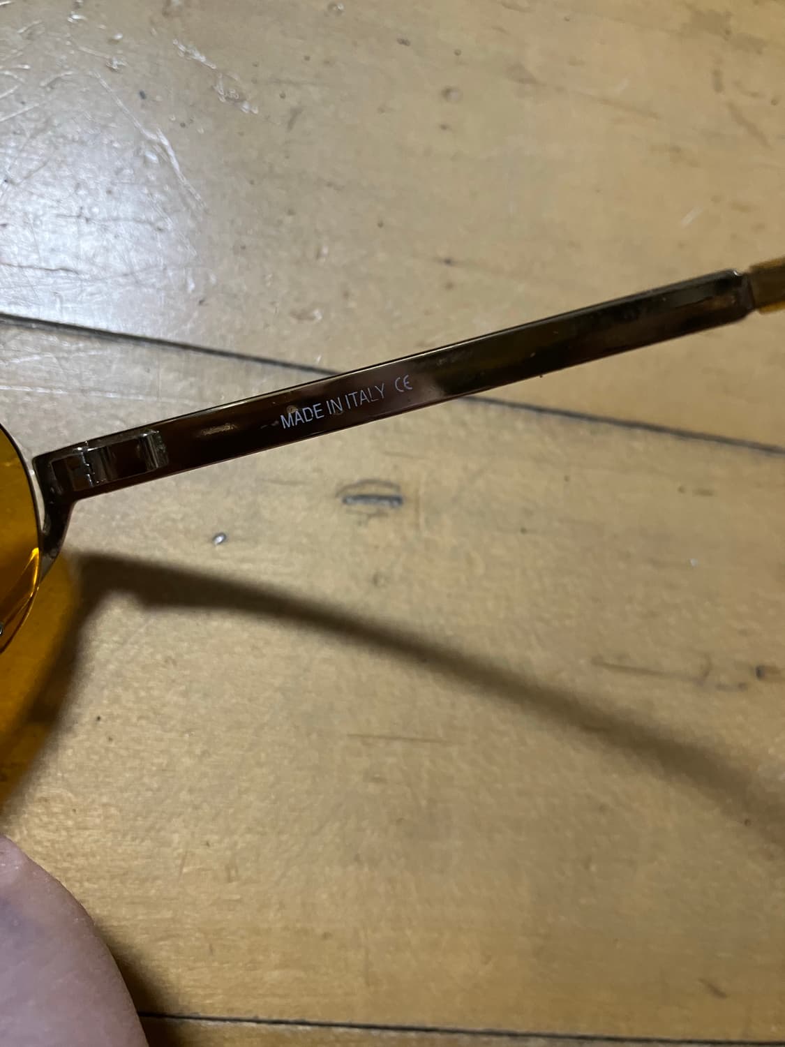 LOEWE 00s 빈티지 로에베 긱시크 골드 림리스 선글라스 상품이미지7