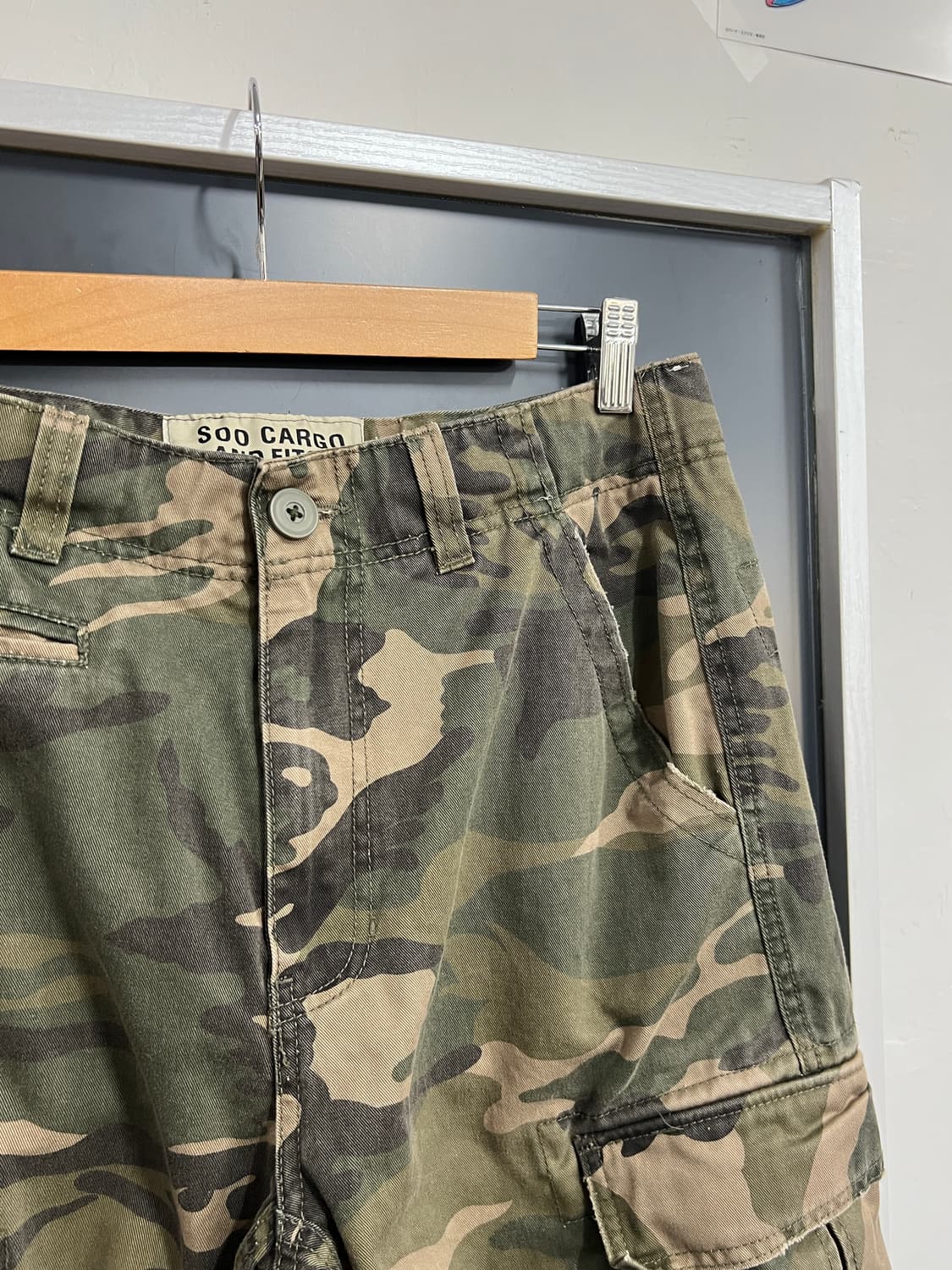 Military Vintage 멀티포켓 카모 카고 팬츠 상품이미지2