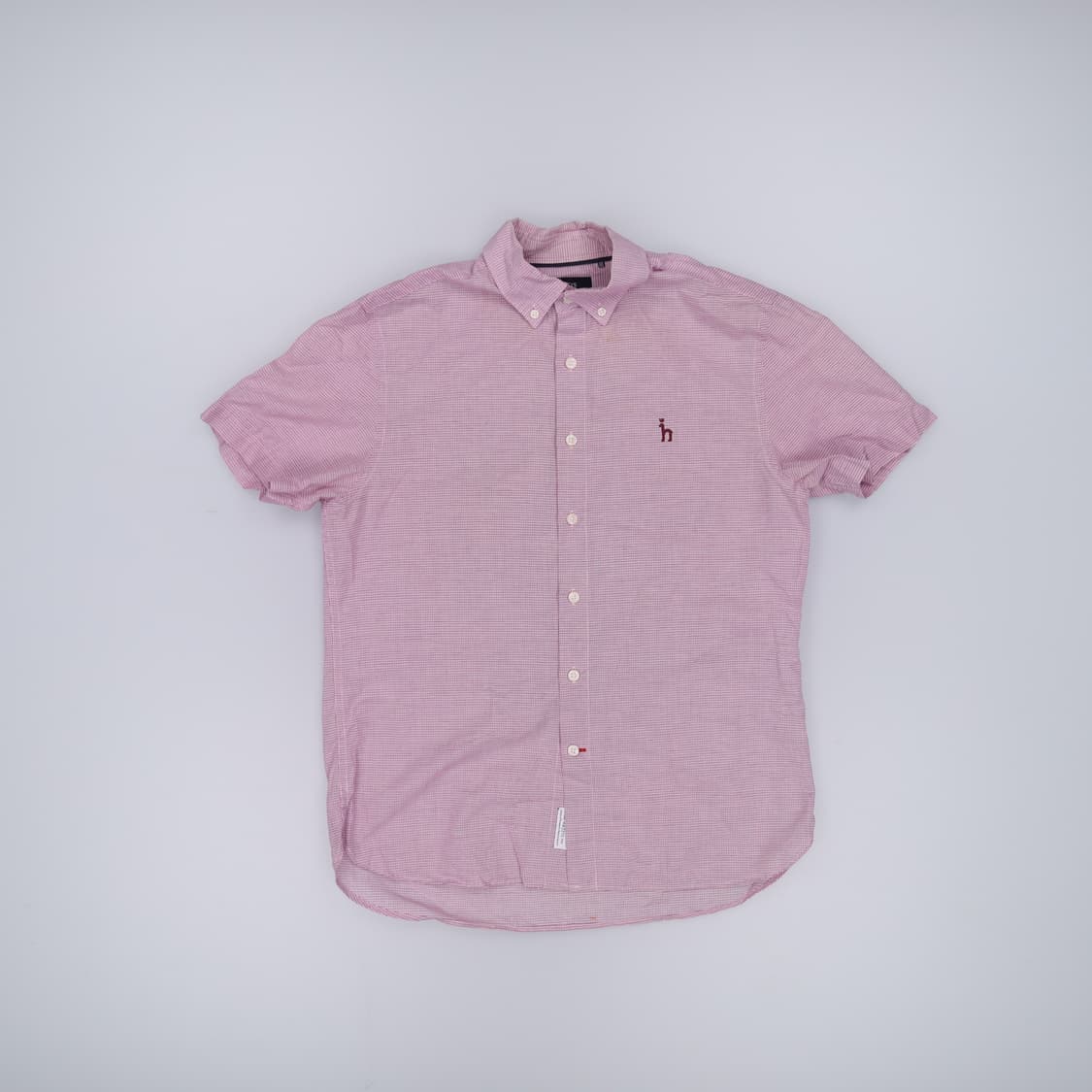 100 헤지스 체크 반팔셔츠 0313H1 상품이미지1