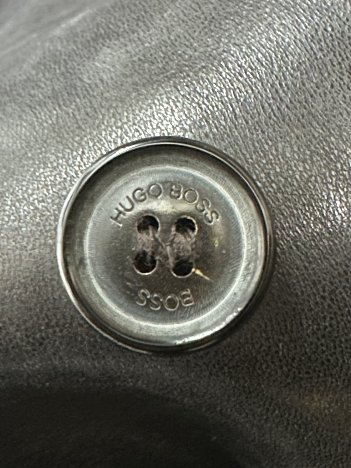 00s HUGO BOSS 램스킨 레더 자켓 XL 상품이미지7