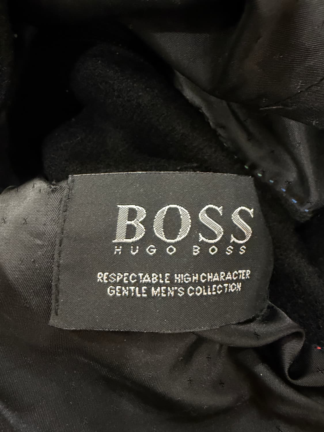 휴고 보스 울 레더 트리밍 자켓 상품이미지6