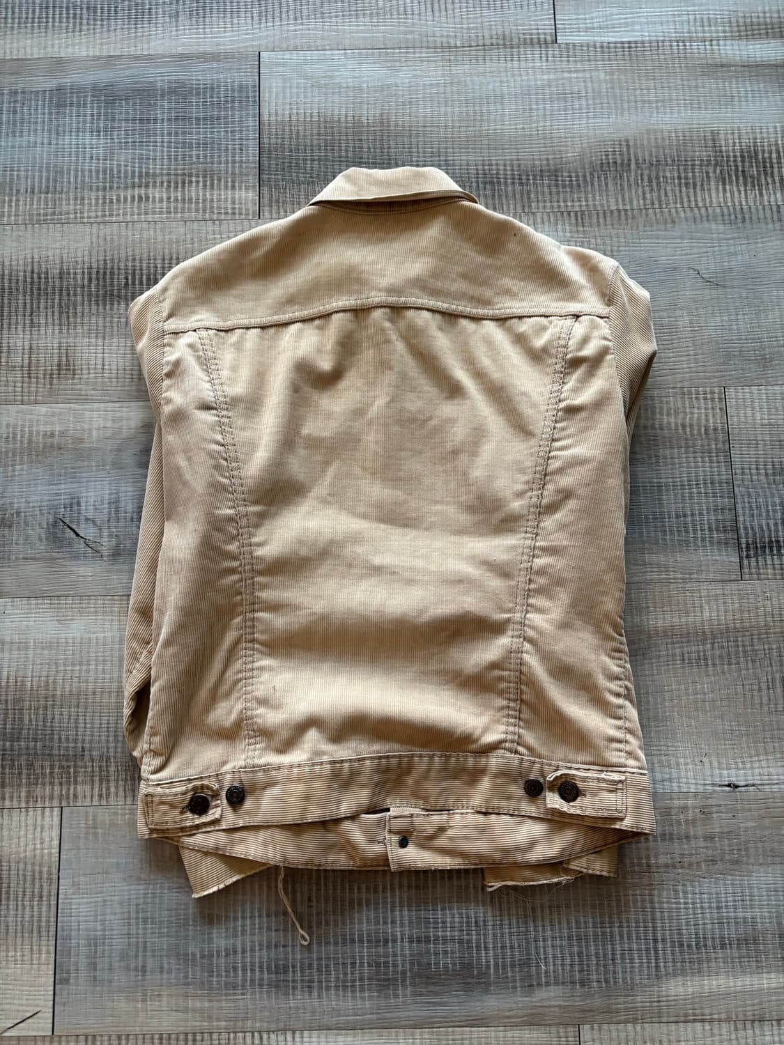 70s 리바이스 70505 코듀로이 트러커 자켓 베이지 빈티지 상품이미지2