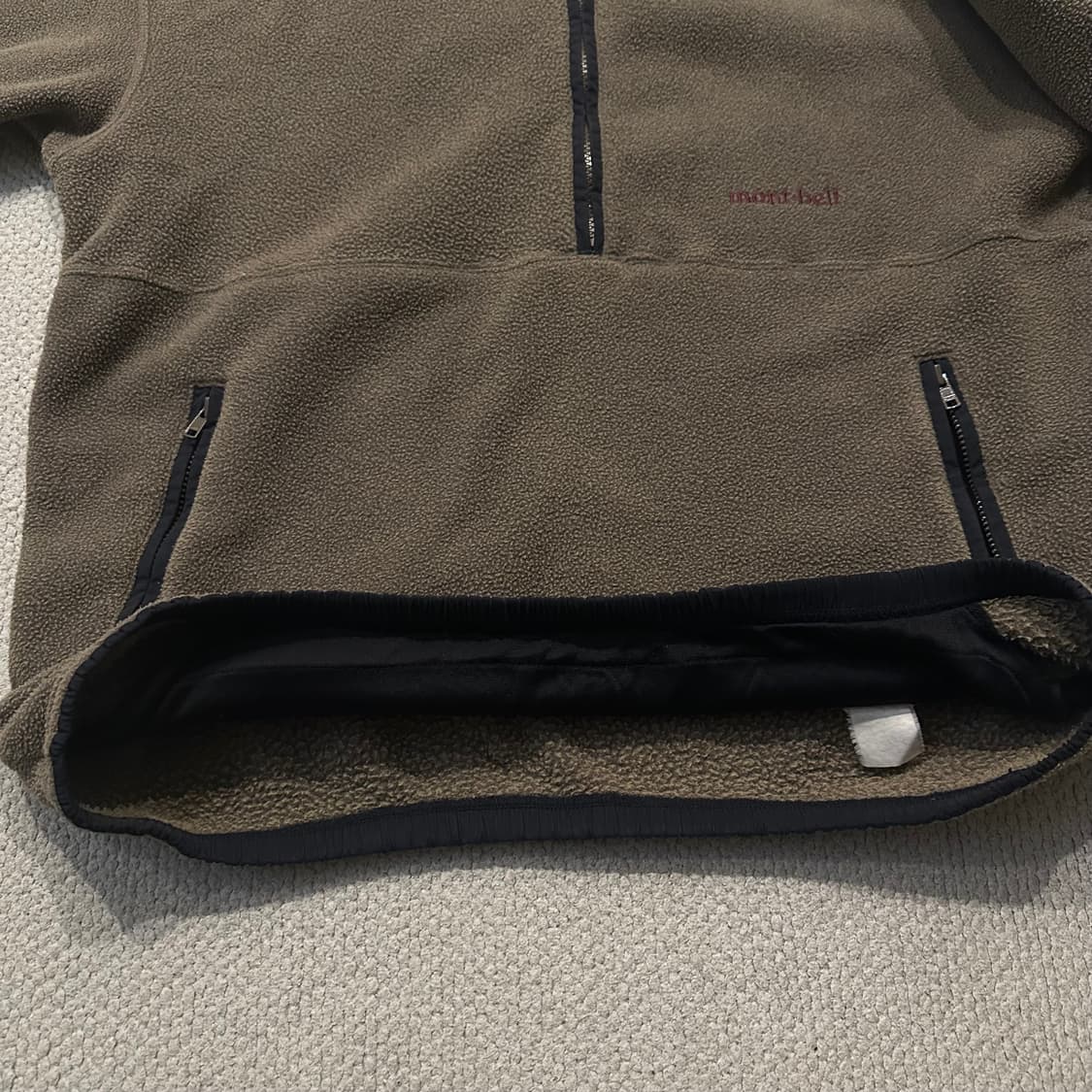 90s 재팬 몽벨 mont-bell 폴라텍 하프집 플리스 상품이미지8