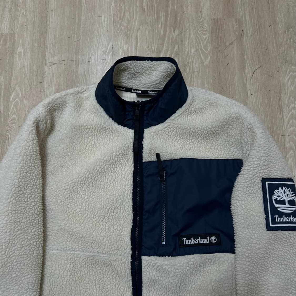 팀버랜드 남성 로고 양털 뽀글이 후리스 자켓 L/100  상품이미지2
