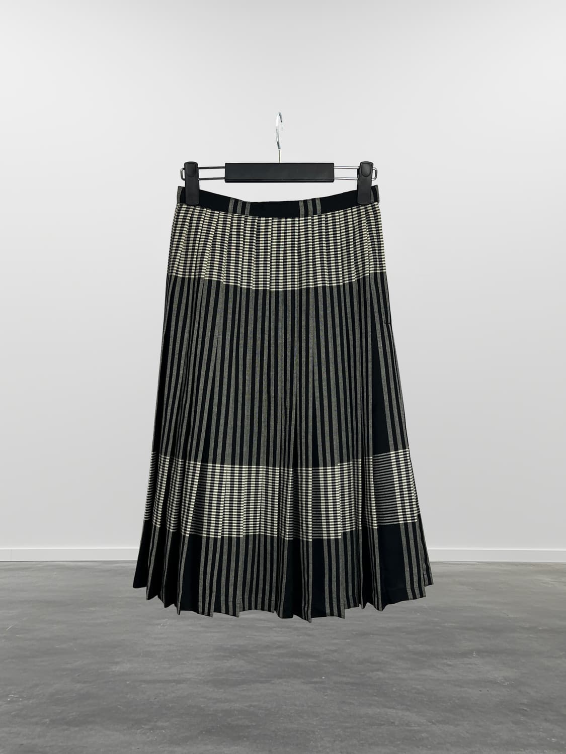 ROMAN 체크 울 스커트  상품이미지1