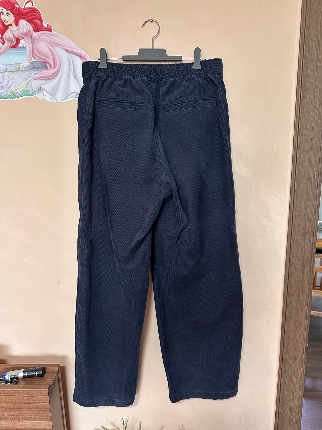 S) 유니클로 코듀로이 워크팬츠 - NAVY 상품이미지4