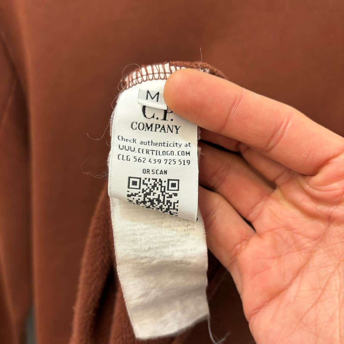 CP컴퍼니 브라운 스웻셔츠 M 상품이미지8