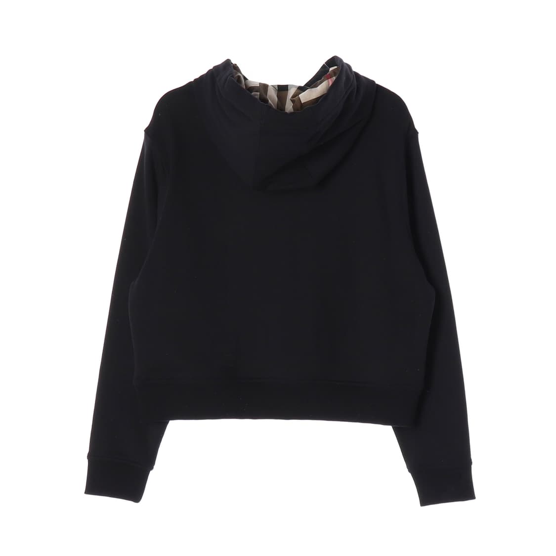 버버리 블랙 로고 자수 체크 후드 후디 후드티 M
 상품이미지2