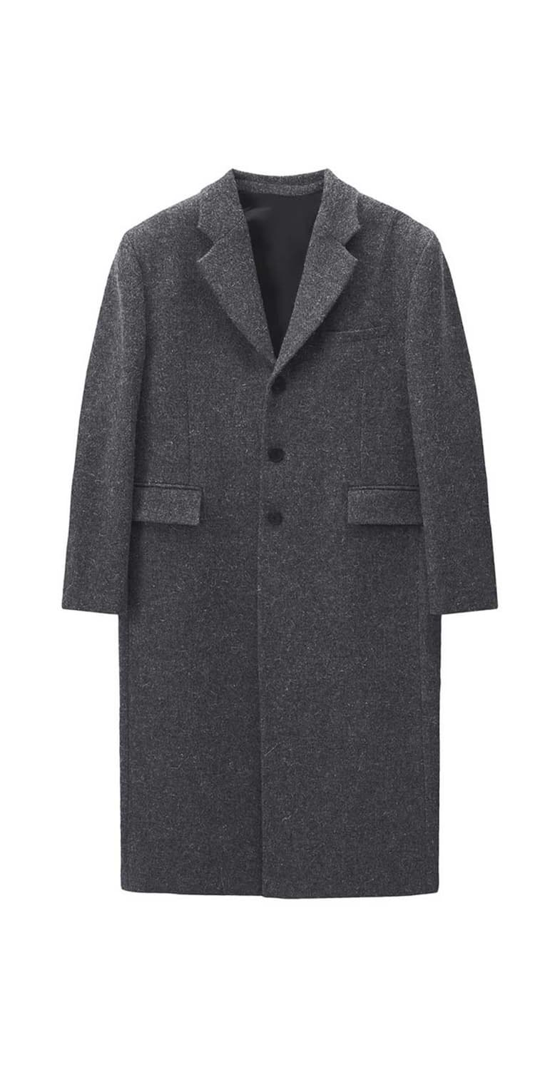 Stu 백 버튼 싱글 코트 그레이 M 새상품  상품이미지2