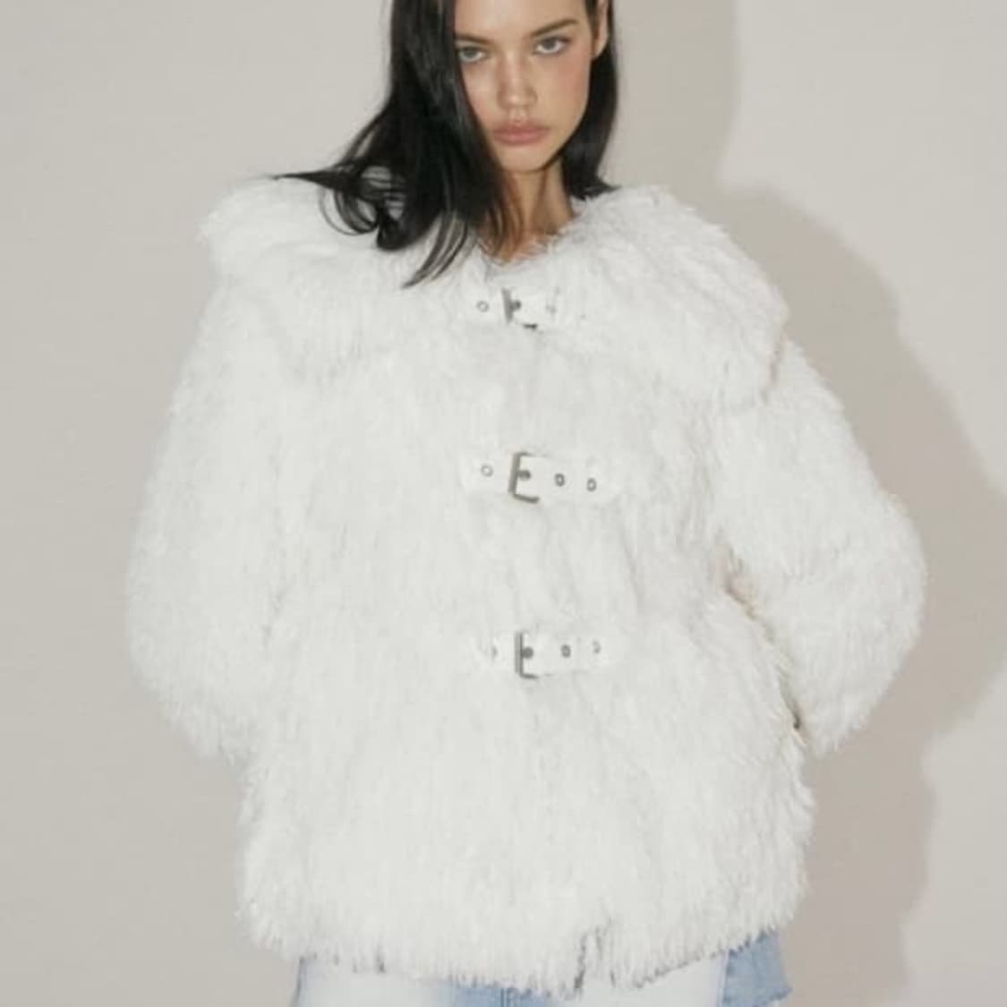 쓰리타임즈 Tiana 퍼 자켓 상품이미지1