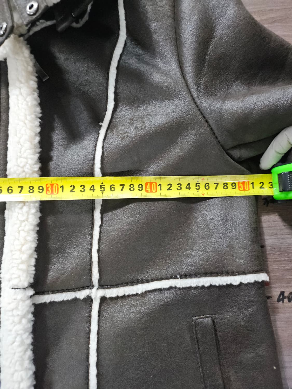 무스탕 롱 코트 브라운 66 상품이미지9