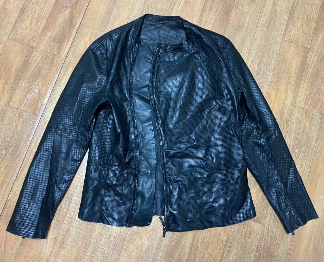 엠포리오 아르마니 카페레이서 퍼포레이티드 재킷(레더)50 사이즈 상품이미지4