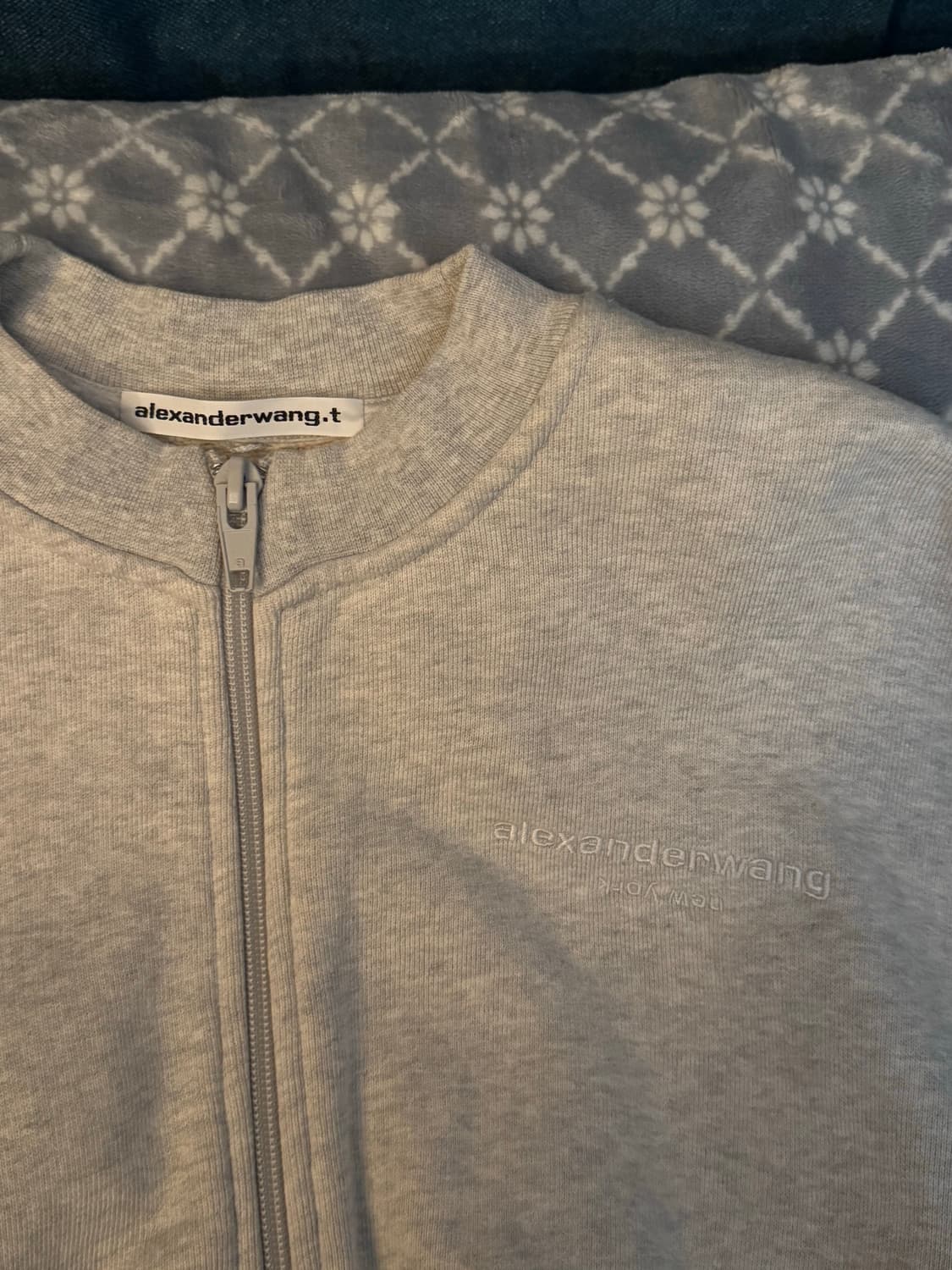 Alexander wang / 알렉산더 왕 크롭 자켓 코튼 그레이 상품이미지3