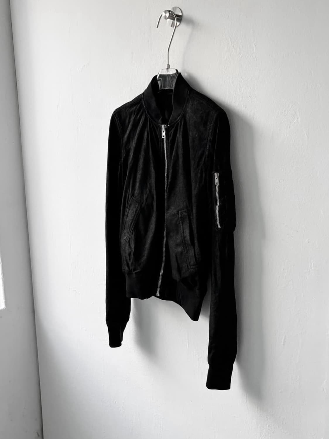 릭오웬스 15ss 램스킨 스웨이드 블루종 상품이미지2