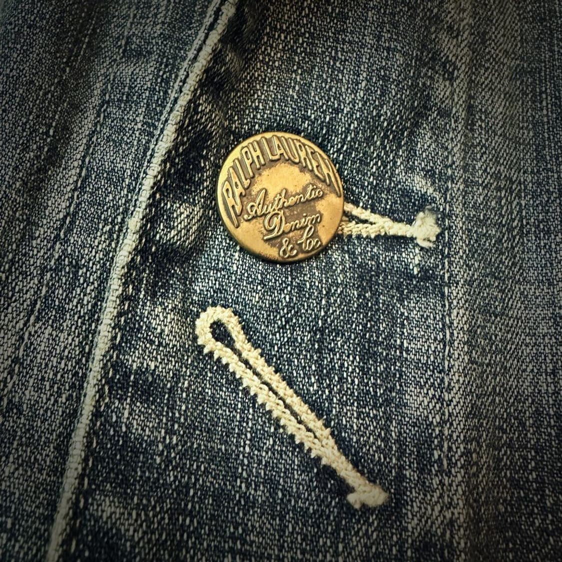 [M] 랄프로렌 데님 초어 자켓 폴로 RRL 커버올 상품이미지3