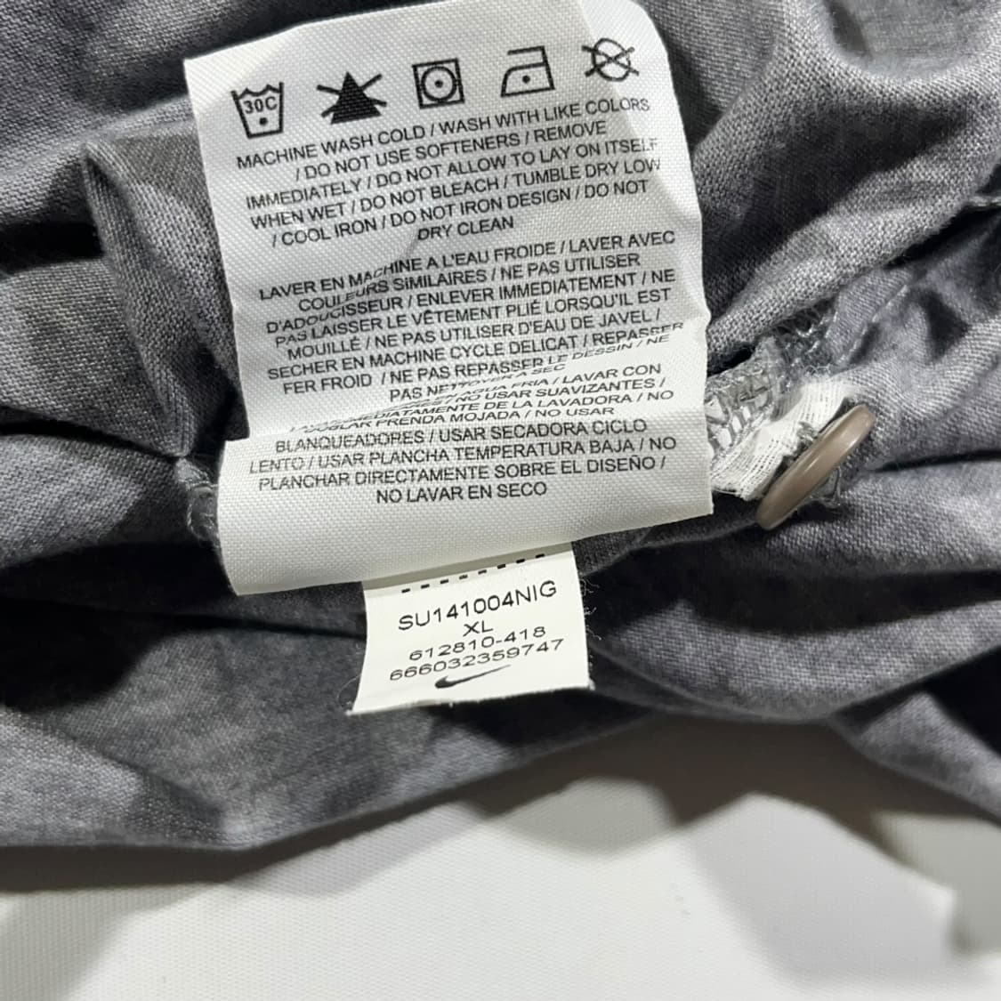 [NIKE SB] 나이키 SB 헨리넥 배색 래글런 싱글스티치 반팔티셔츠 상품이미지7