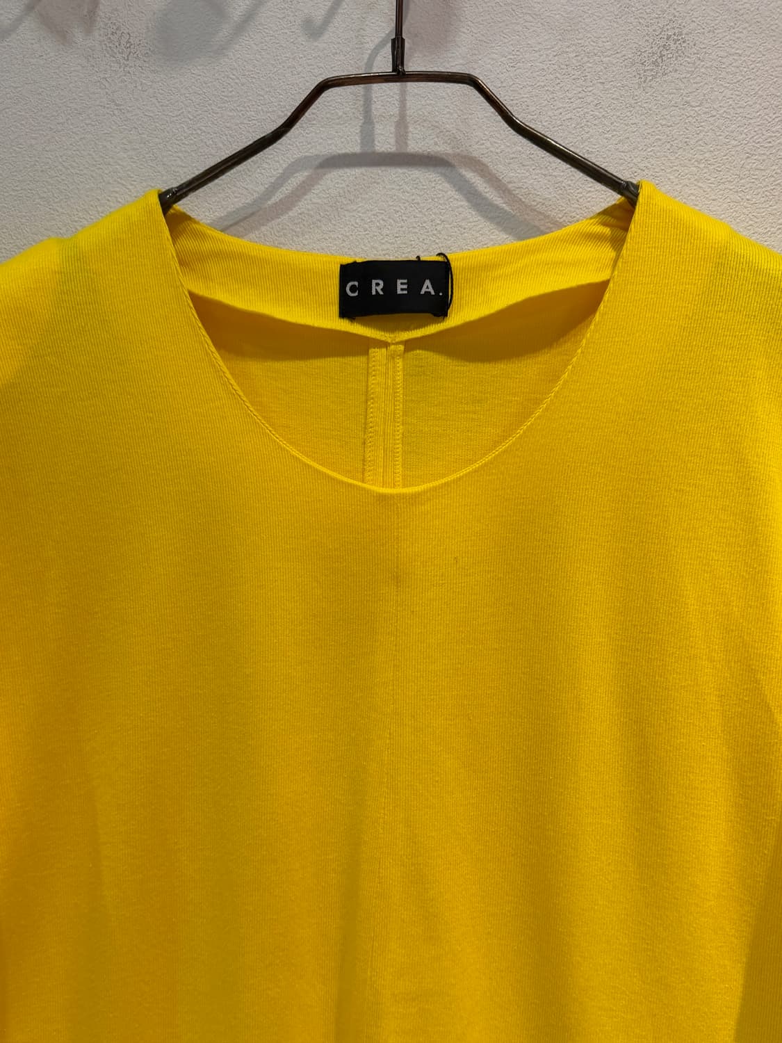CREA Yellow Punched Tee (Made In Japan) 상품이미지3