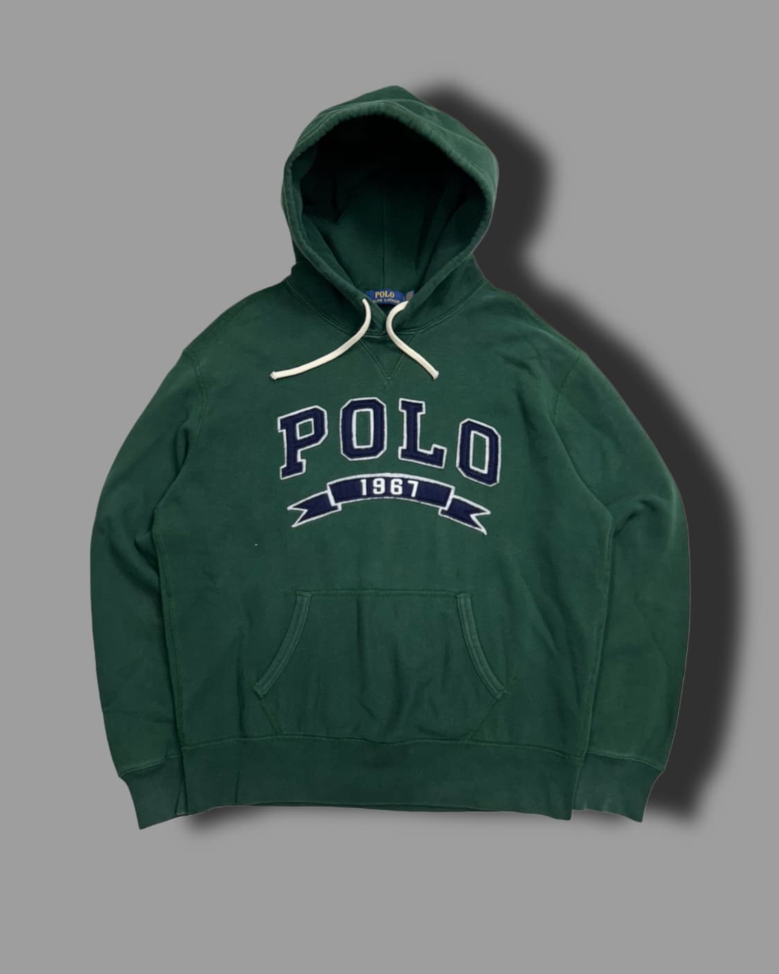 폴로 랄프로렌 그린 빅로고 후드티 L 상품이미지4