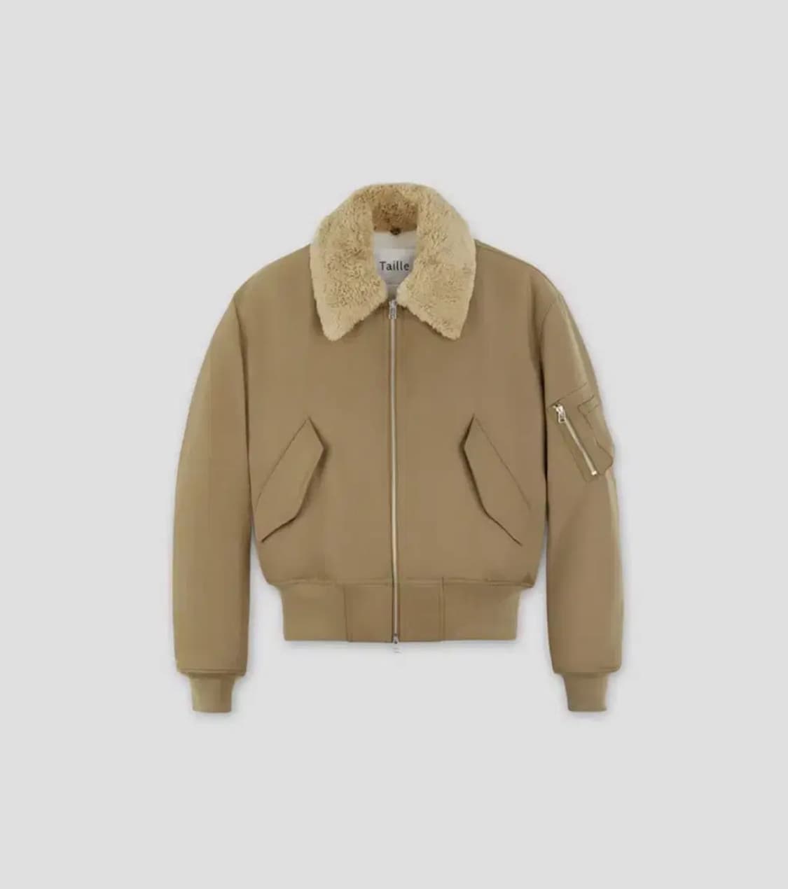 타일레 23fw 시어링 숏파카 카멜 2 상품이미지1