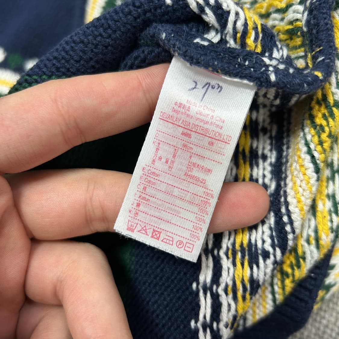 라코스테 페어아일 코튼 니트(4) 상품이미지3