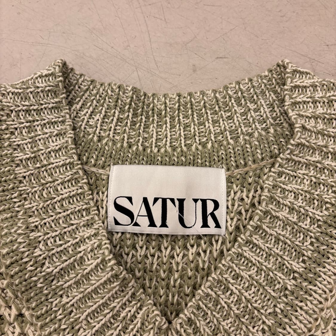 세터 패턴 니트 베스트 상품이미지3