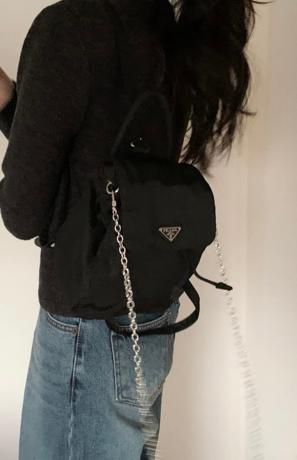 프라다 포코노 미니 백팩(명품 감정서 포함) 상품이미지10