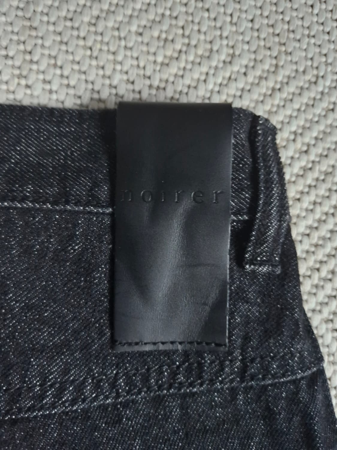 노이어 와이드 블랙진 48 상품이미지7