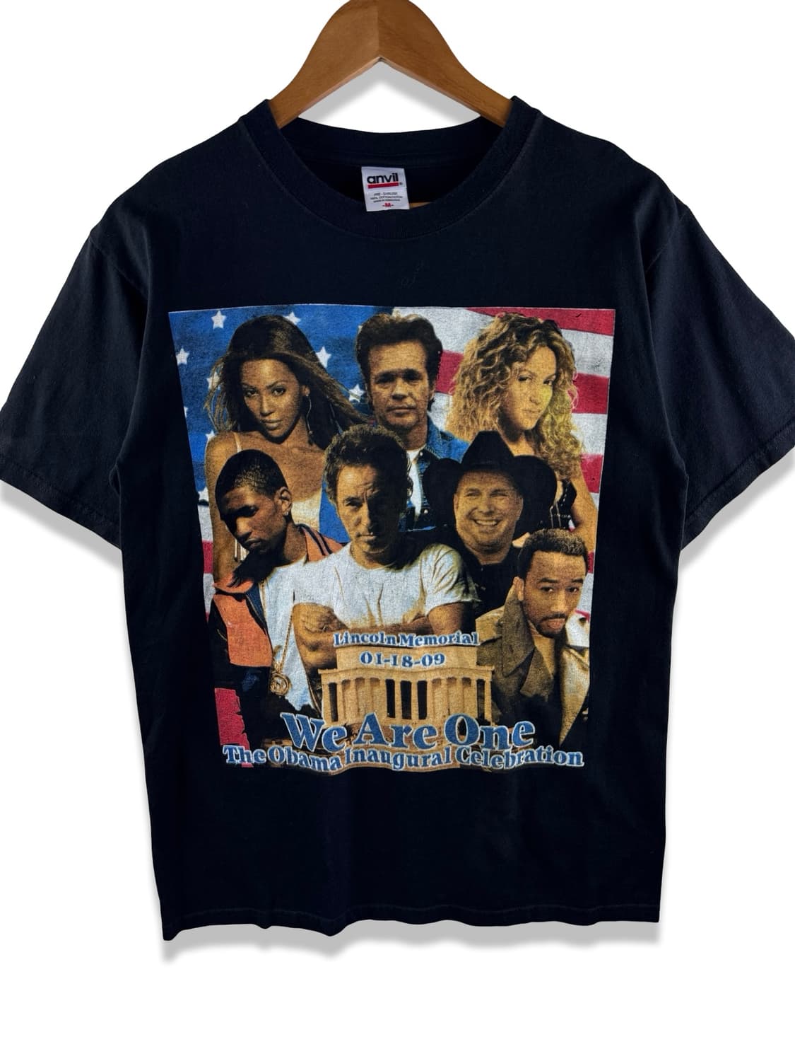 USA 오바마 취임 기념 아티스트 콜라보 티셔츠3219 상품이미지1