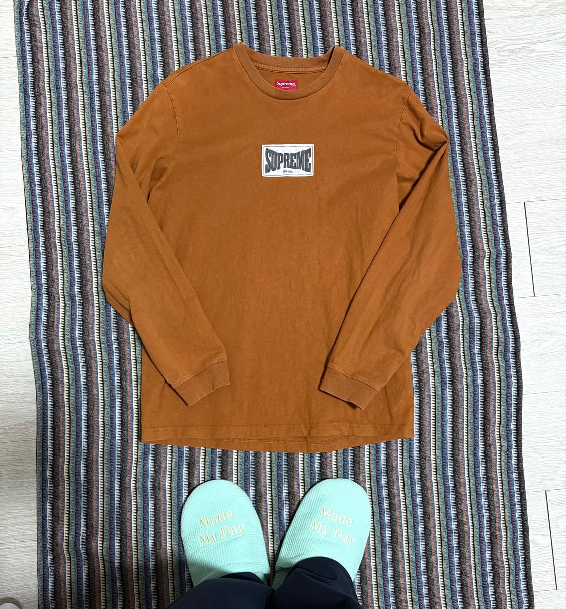 슈프림 우븐 롱슬리브 상품이미지2