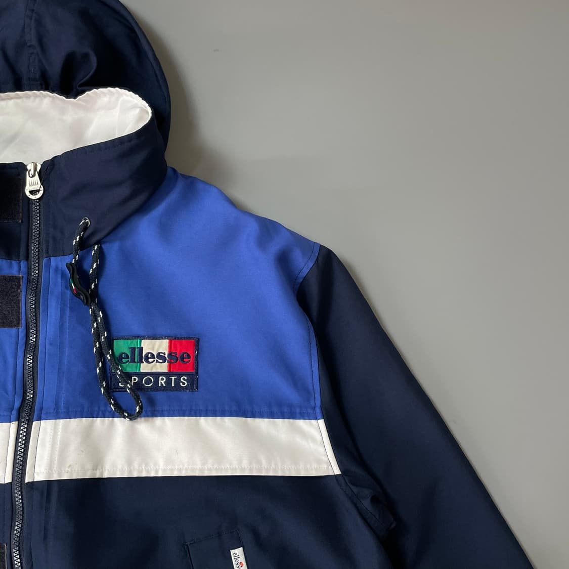 (100) 엘레쎄 빈티지 올드스쿨 바람막이 자켓 상품이미지3